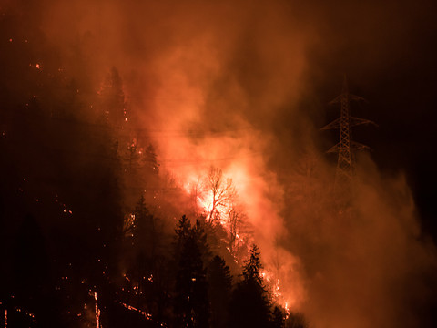 Un feu allumé par quatre mineurs a provoqué l'incendie en Léventine