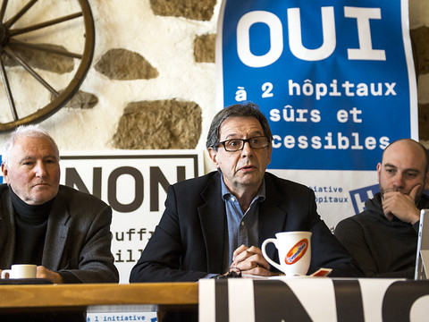 Pour deux hôpitaux neuchâtelois: les initiants entrent en campagne