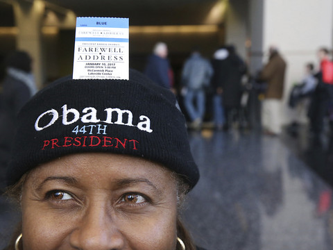 Barack Obama fait ses adieux depuis Chicago