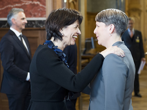 Doris Leuthard appelle à plus de coopération internationale