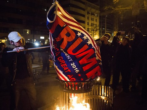 L'Amérique anti-Trump laisse éclater sa colère à Washington