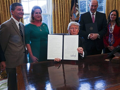 Donald Trump sonne l'hallali de la régulation bancaire
