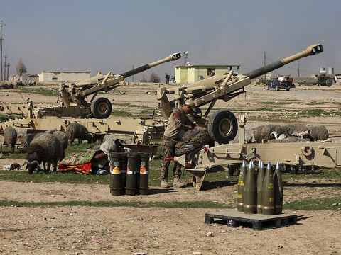 Le fleuve Tigre, objectif des troupes irakiennes à Mossoul