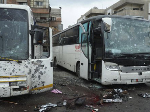 Attentat contre des pèlerins chiites à Damas: près de 60 morts