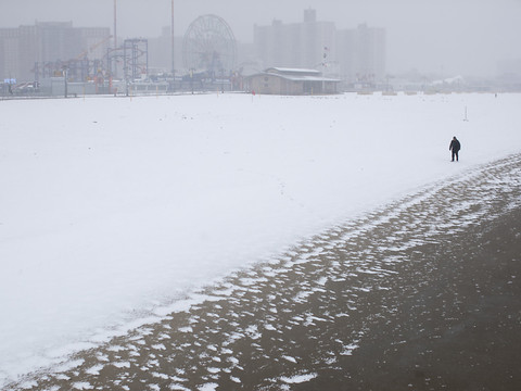Tempête de neige sur l'est des Etats-Unis