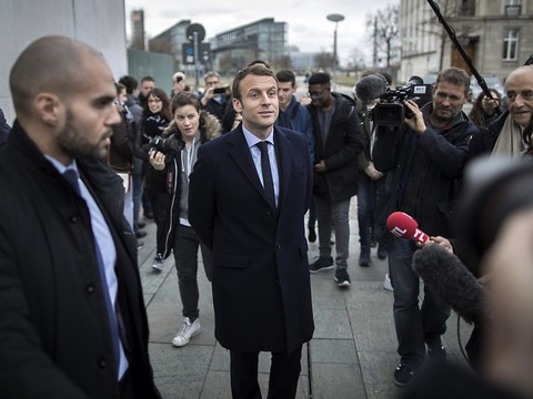 A Berlin, E. Macron voit 