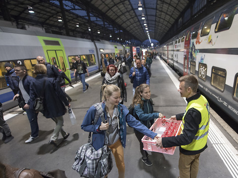 Les trains circulent à nouveau en gare de Lucerne