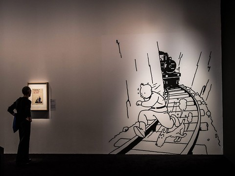 Une rare illustration de Tintin vendue plus de 800'000 francs