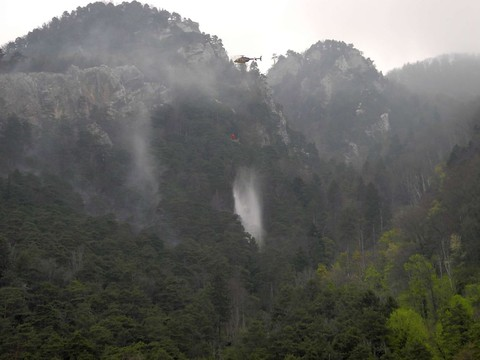 Un feu de forêt s'est déclaré à Gersau (SZ)