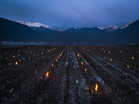 Il a fait très froid la nuit dernière en Suisse