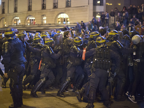 Près de 30 gardes à vue après une manifestation à Paris