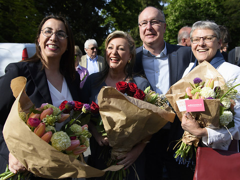 La gauche satisfaite - Second tour peut-être 