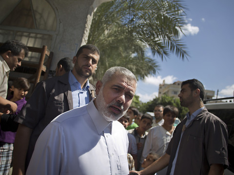 Ismaïl Haniyeh a été élu chef du mouvement palestinien Hamas
