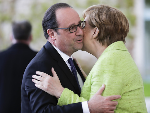 Ultime visite internationale de François Hollande à Berlin
