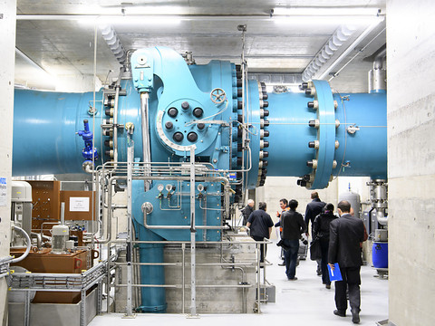 La nouvelle centrale de Veytaux (VD) a été inaugurée