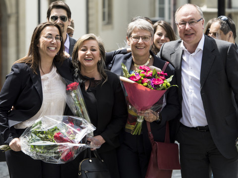 Béatrice Métraux et Cesla Amarelle savourent leur victoire
