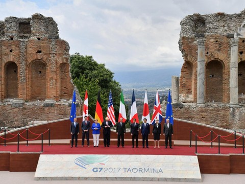 Consensus sur le terrorisme au sommet du G7, mais statu quo sur le climat