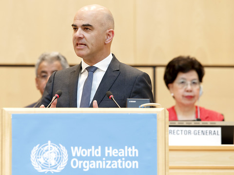 Succès suisse à l'Assemblée mondiale de la santé à Genève