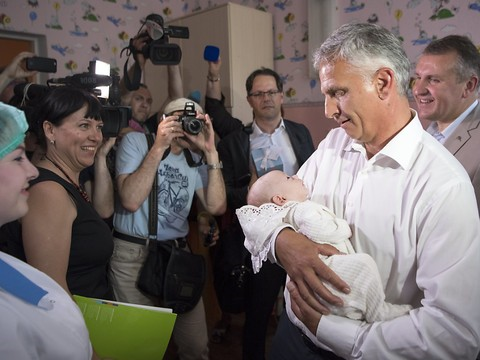 L'aide humanitaire au centre de la visite de Burkhalter en Ukraine