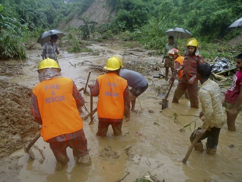 La mousson fait au moins 134 morts au Bangladesh