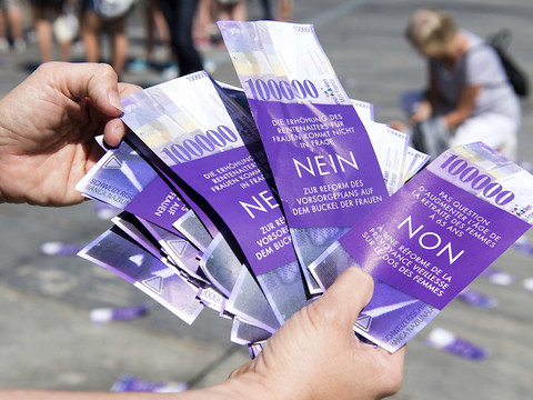 14 juin: les femmes se rassemblent contre la Prévoyance vieillesse