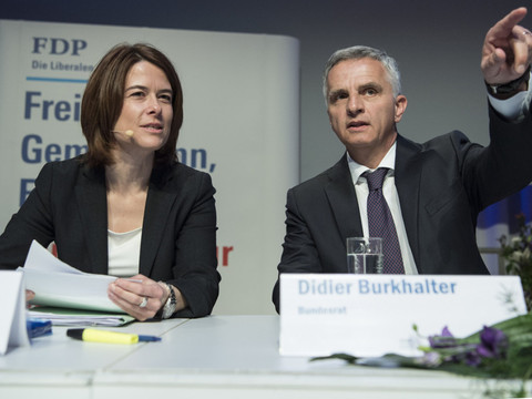 Remerciements du PLR à Didier Burkhalter pour son engagement