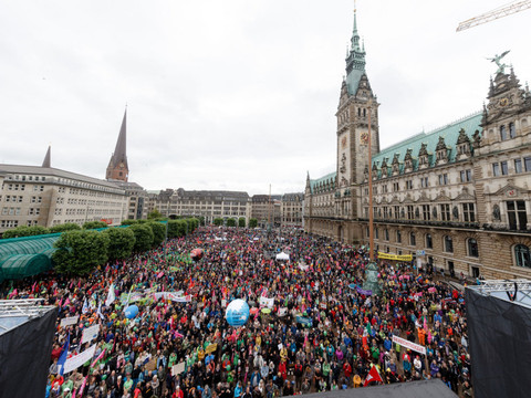 Sommet du G20: entre 8000 et 18'000 manifestants anti-G20 à Hambourg