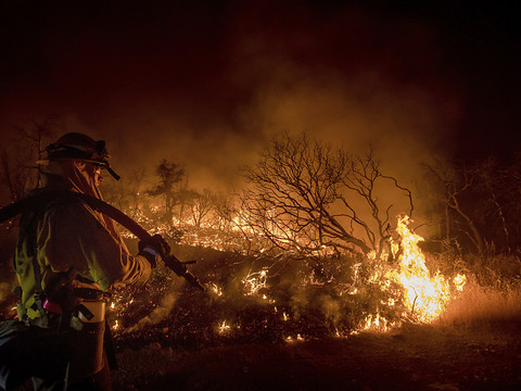 Incendie en Californie, températures records dans l'Ouest