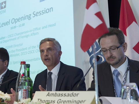 Le Suisse Thomas Greminger nouveau secrétaire général de l'OSCE