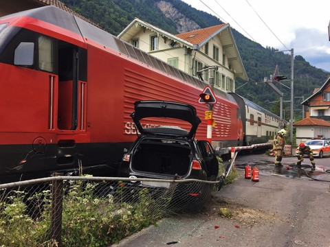 Environ 200 passagers évacués d'un train à Interlaken (BE)