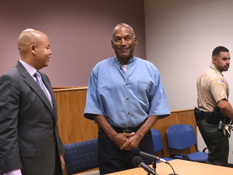 L'américain O.J. Simpson remis en liberté après 9 ans de prison