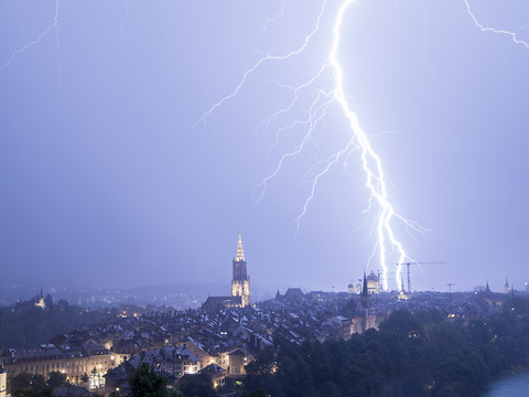 De forts orages balaient certaines régions suisses