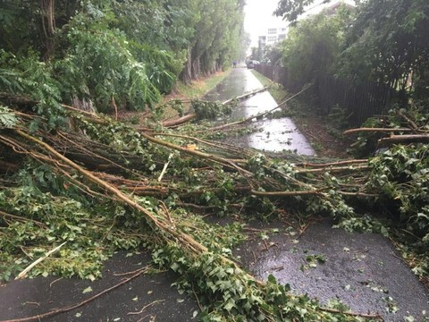 Orage en Valais: deux personnes blessées