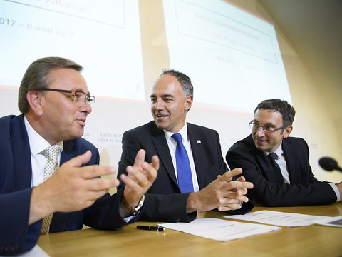 Gouvernement valaisan: pas de répit pour les trois nouveaux