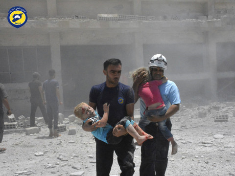 Sept Casques blancs tués par des inconnus en zone rebelle en Syrie