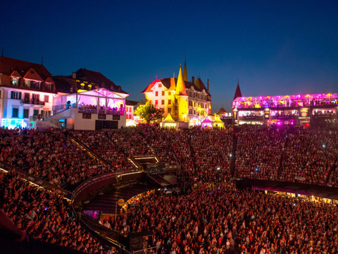 Environ 33'000 spectateurs à Avenches (VD) pour Rock Oz'Arènes