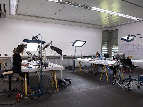 Atelier de restauration de la collection Gurlitt ouvert au public