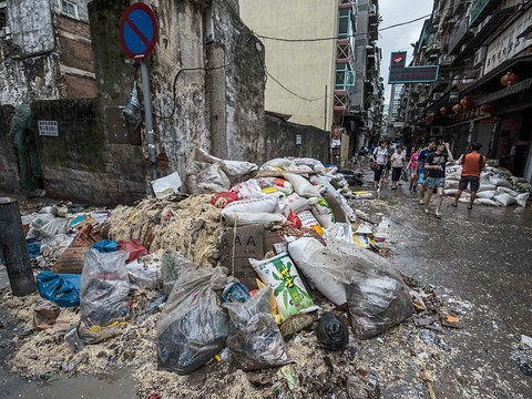 L'armée mobilisée à Macao, où le bilan du typhon s'est alourdi