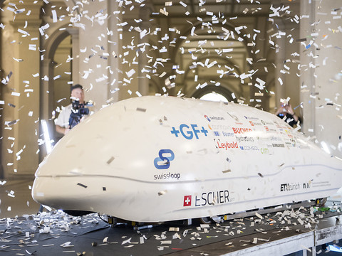 Hyperloop: l'équipe suisse termine à la troisième place
