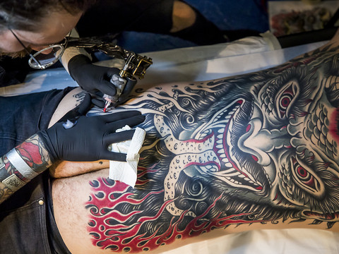 Les tatoueurs avaient rendez-vous à Montreux (VD)