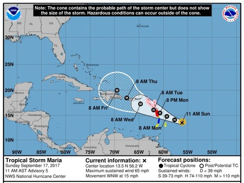 Risque de nouvel ouragan pour la Guadeloupe et Saint-Martin