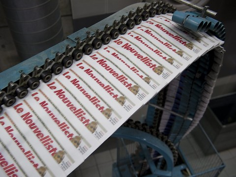 Nouveau centre d'impression à Monthey pour Rhône Media