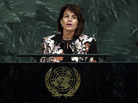 Doris Leuthard s'oppose à Donald Trump et défend l'ONU