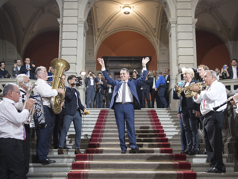 Le Tessin fête officiellement l'élection d'Ignazio Cassis