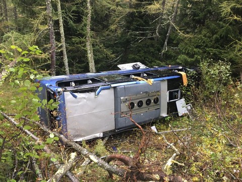 Sept blessés dans un accident de car sur la route du Nufenen (VS)