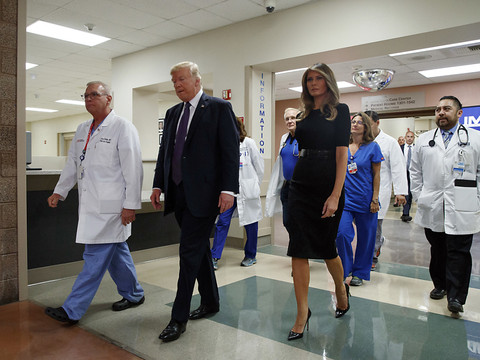 Trump salue le courage des survivants de la tuerie de Las Vegas