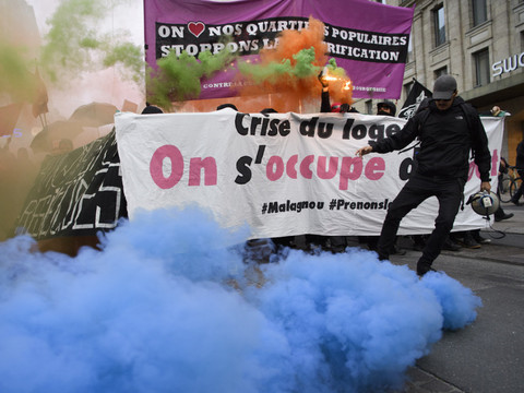Manifestation à Genève en faveur d'une ville pour tous