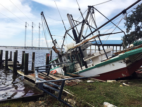L'ouragan Nate faiblit au-dessus du Mississippi et de l'Alabama
