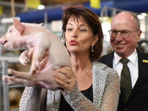 Doris Leuthard inaugure la 75e Olma à St-Gall