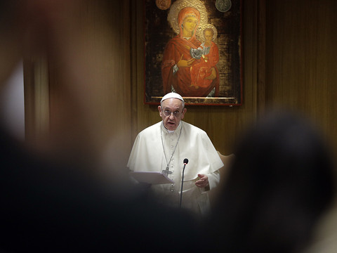 Le pape François plaide pour une Europe unie depuis le Vatican
